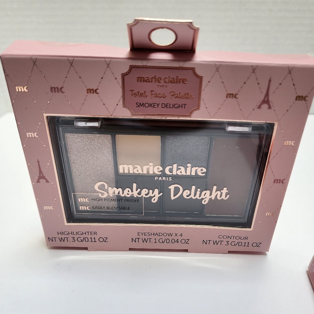 Marie Claire Paris Smokey Delight Palette and Liquid Blush ( Dusty Pink) Set - Picture 5 of 6